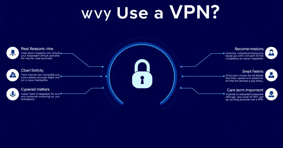 VPNを使う理由：5つの現実的な利点と3つの誤解